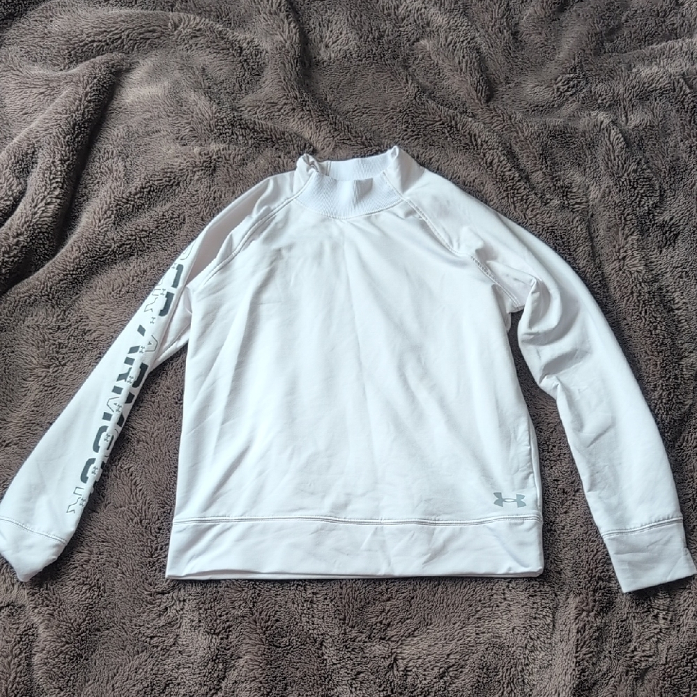 Under Armour White Long Sleeve Shirt